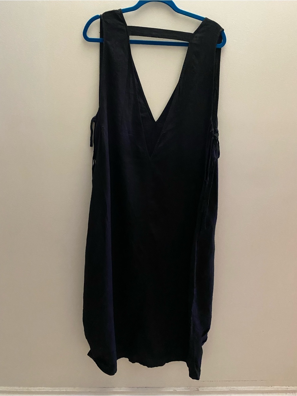 Anthropologie celandine plunge neck linen blend maxi dress - Picture 10 of 12